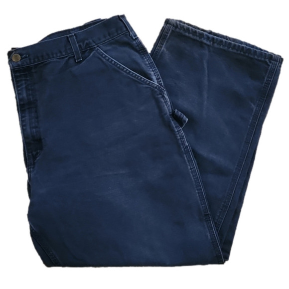 CARHARTT Blue Workwear Relaxed Fit Jeans - Picture 1 of 7